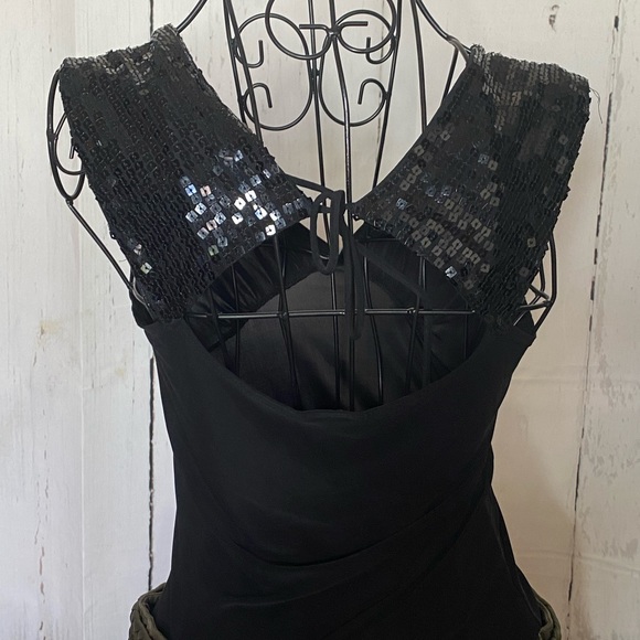 Sexy Black Top with Sequins - Picture 7 of 7